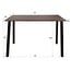 WoonStijl Bartafel Edge Pure 147 cm acacia bruin