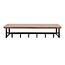 WoonStijl Kapstok Edge Curve 6 haken acacia bruin