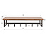 WoonStijl Kapstok Edge Curve 6 haken acacia bruin