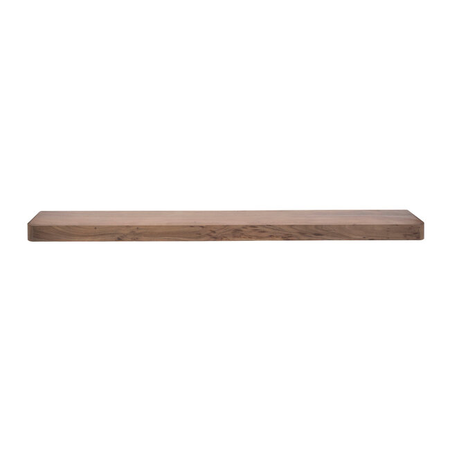 WoonStijl Wandplank Carve 200 cm acacia bruin