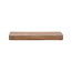 WoonStijl Wandplank Carve 100 cm acacia bruin