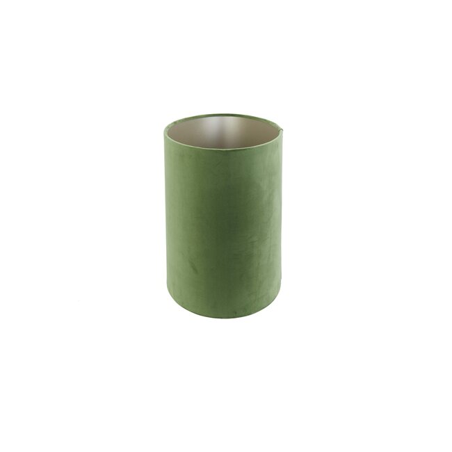 Light en Living Kap ovaal VELOURS Dusty groen 45-21-32 cm