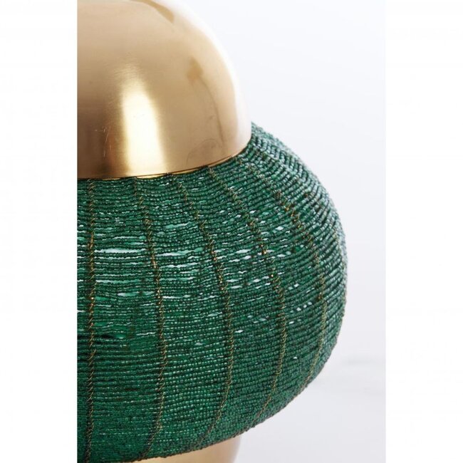 Light en Living Tafellamp Cetara Kralen Groen Ø25x26 cm