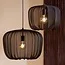 Light en Living Hanglamp Ø50x37,5 cm PLUMERIA zwart