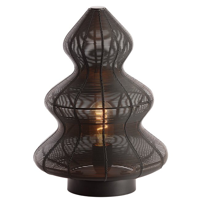 Light en Living Tafellamp Ø25x34 cm CHRISTMAS TREE  zwart