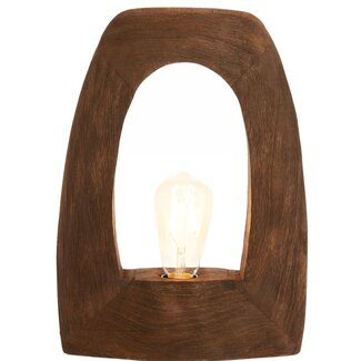 Light en Living Tafellamp CARINI - bruin - 27x10x35cm