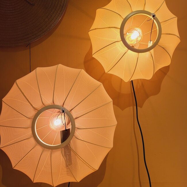 Light en Living Plafonnière Ø40x21 cm PLUMALIA zand van Light & Living