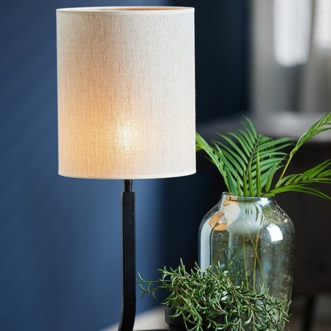 Light en Living Lampenkap cilinder 25-25-30 cm BRESKA parel wit