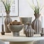Light en Living Vaas deco Ø17x26 cm SILVIO keramiek mat bruin