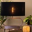Light en Living Lampenkap ovaal recht Livigno zwart 38-17,5-28 cm
