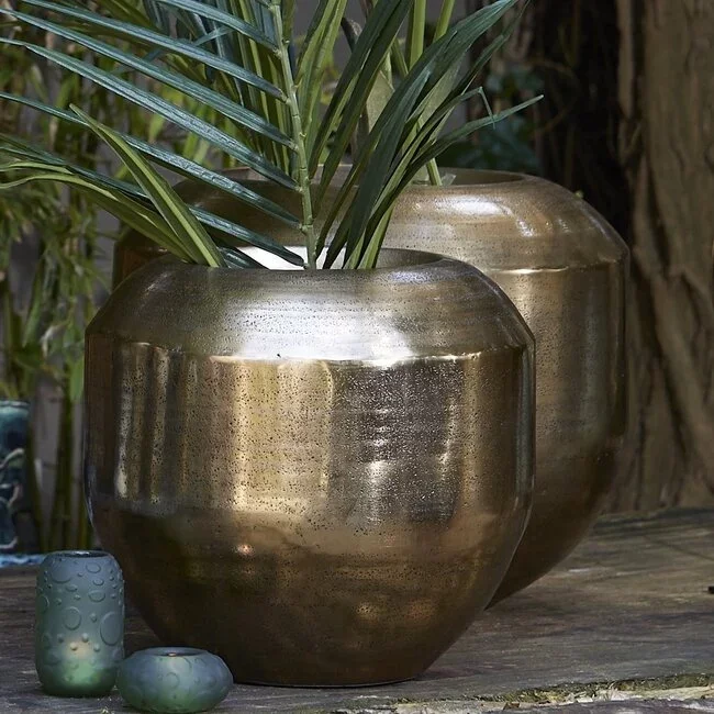 Light en Living Pot deco Ø40x37 cm LOUIE antiek goud