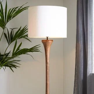 Light en Living Lampenkap cilinder 50-50-38 cm LIVIGNO eiwit