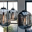 Light en Living Hanglamp JULIA Glas Smoke van Light & Living