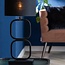 Light en Living Light & Living Lampvoet LUTIKA - Mat Zwart - 23x11,5x46 cm