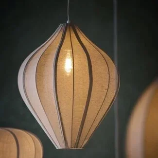 Light en Living Hanglamp Ø47x55 cm PASTO jute naturel