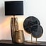 Light en Living Ornament op voet GOUYA 25x10x35 cm - Zwart Agaat & Antiek Brons