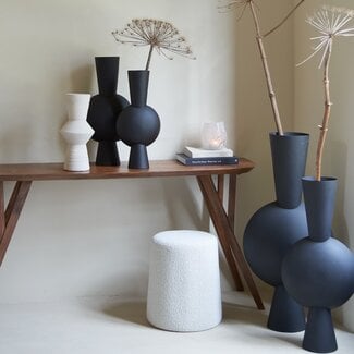 Light en Living Vaas KAVANDU mat zwart