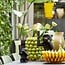 Light en Living Vaas deco LEMON groen - 41 cm hoog