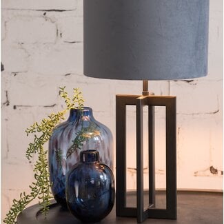 Light en Living Lampvoet 15x15x35 cm MACE mat zwart