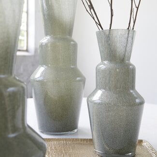 Light en Living Vaas TROSMU glas grijs-groen