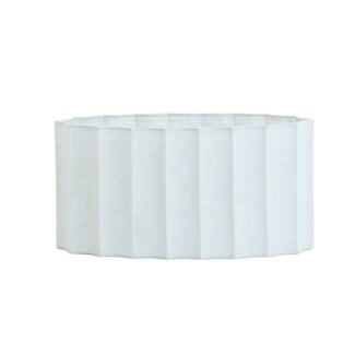 Light en Living Kap ovaal recht smal 38-17,5-19 cm DISLI linnen crème