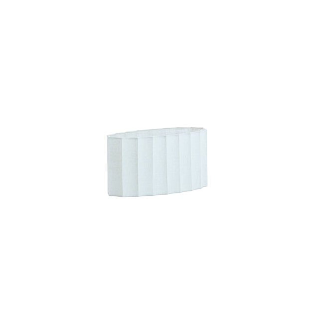 Light en Living Kap ovaal recht smal 38-17,5-19 cm DISLI linnen crème