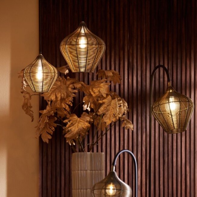 Light en Living Hanglamp ALVARO antiek  brons - Diverse maten