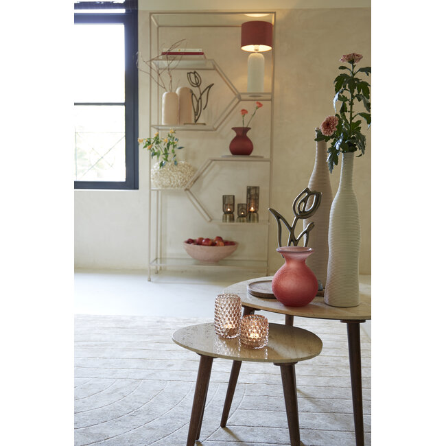 Light en Living Windlicht Lezuza antiek brons Ø 10x21cm