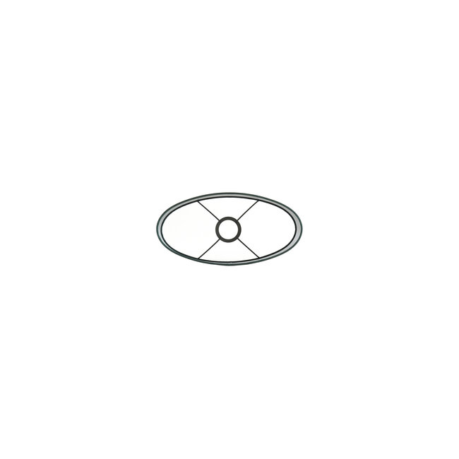 Light en Living Lampenkap ovaal recht 30 x 15 x 25 cm IMANI groen