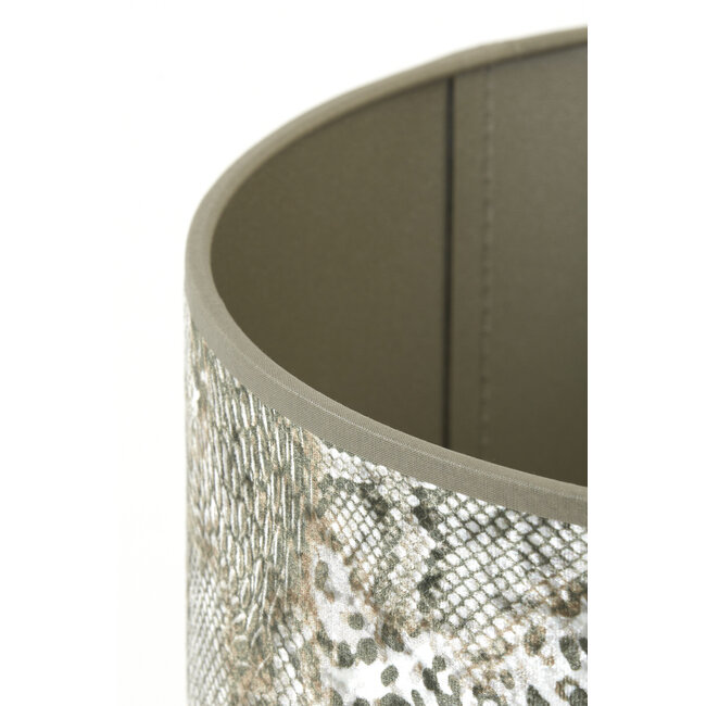 Light en Living Lampenkap cilinder 20-20-15 cm KEYON bruin