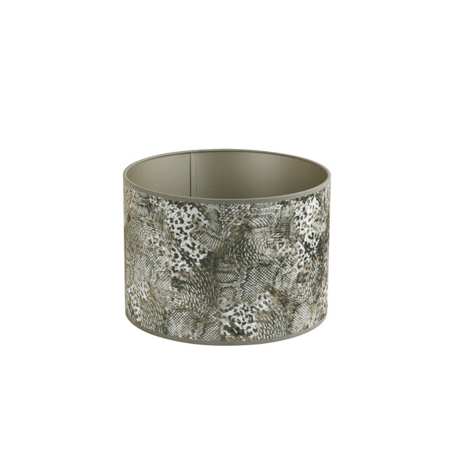 Light en Living Lampenkap cilinder 20-20-15 cm KEYON bruin