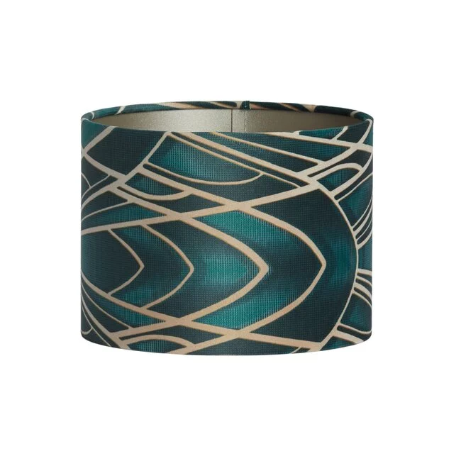 Light en Living Kap cilinder 20-20-15 cm TIARA groen