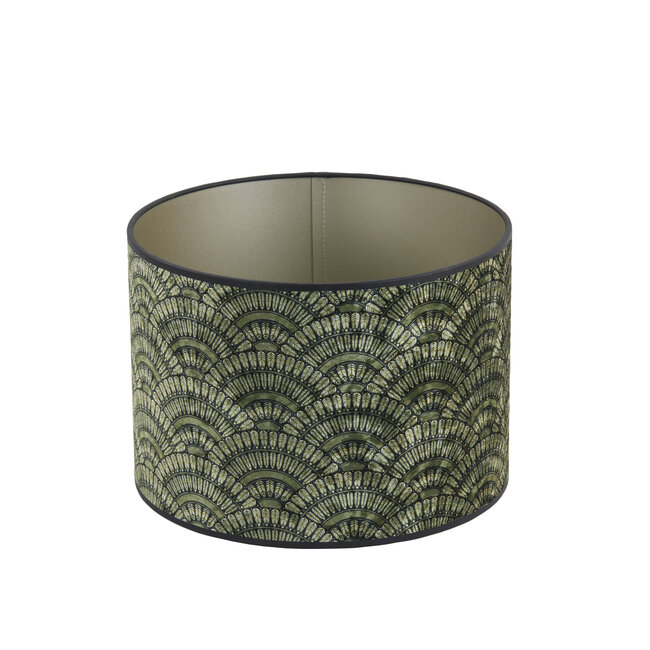 Light en Living Kap cilinder 20-20-15 cm CHICA groen
