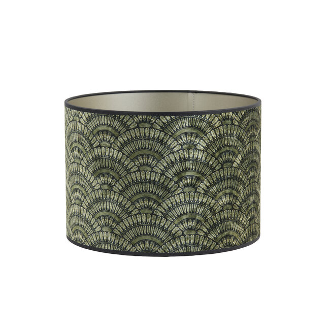 Light en Living Kap cilinder 20-20-15 cm CHICA groen