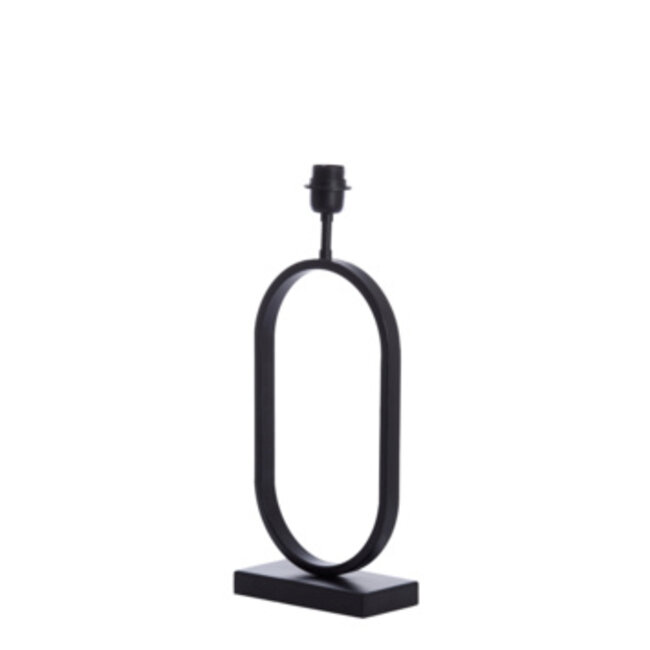 Light en Living Lampvoet Fleur zwart 20x10x45 cm