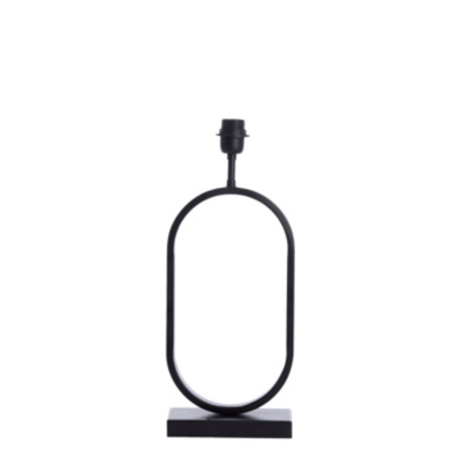 Light en Living Lampvoet Fleur zwart 20x10x45 cm