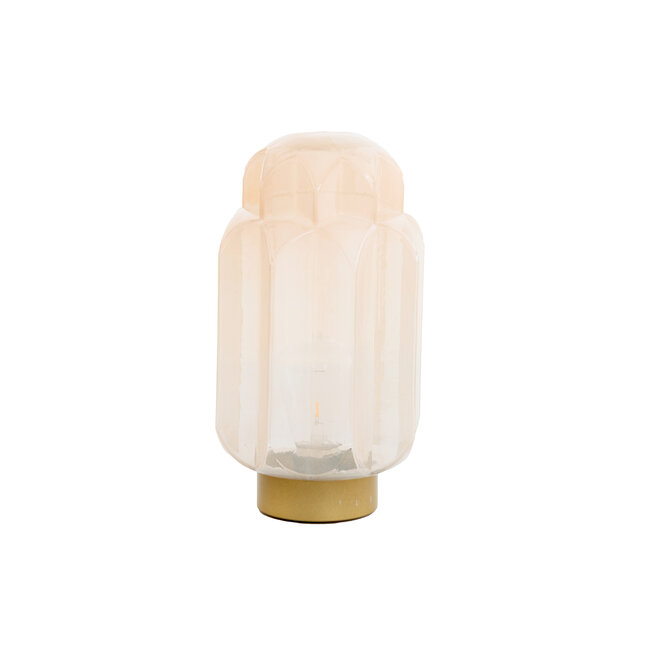 Light en Living Tafellamp LED Thisio perzik L