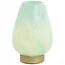 Light en Living  Tafellamp Ginny LED op batterij mintgroen goud 27 cm