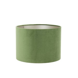 Light en Living Kap cilinder 25-25-18 cm VELOURS dusty green