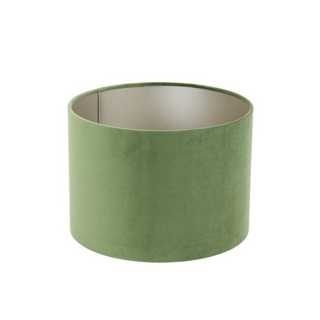 Light en Living Kap cilinder 25-25-18 cm VELOURS dusty green