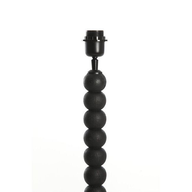 Light en Living Lampvoet 20x20x40 cm VEGLIO hout zwart