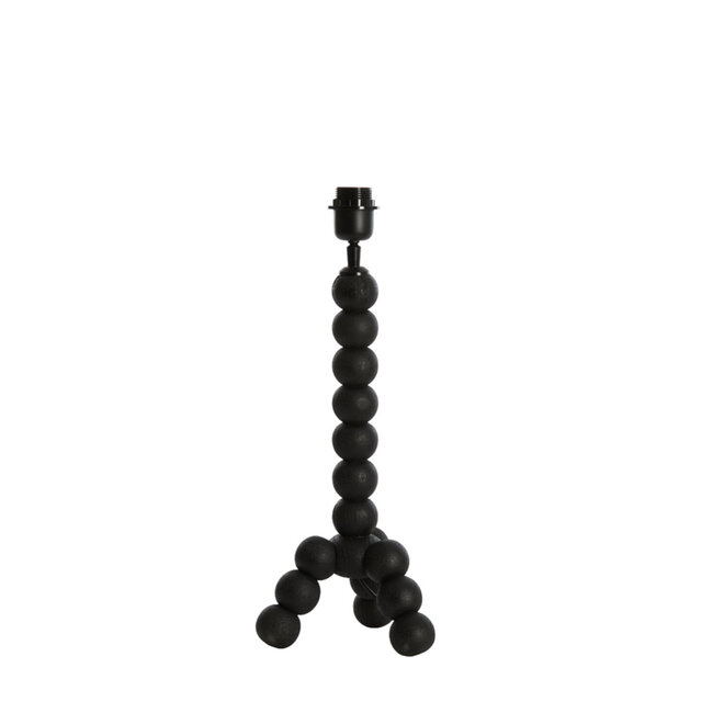Light en Living Lampvoet 20x20x40 cm VEGLIO hout zwart