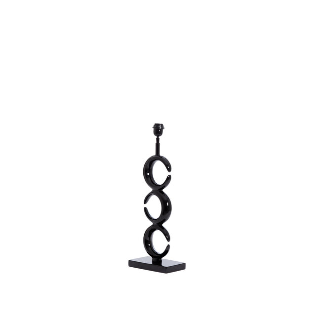 Light en Living Lampvoet 23x13x65 cm MAAN glanzend zwart