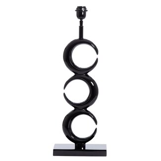 Light en Living Lampvoet 23x13x65 cm MAAN glanzend zwart