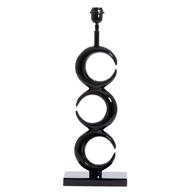 Light en Living Lampvoet 23x13x65 cm MAAN glanzend zwart