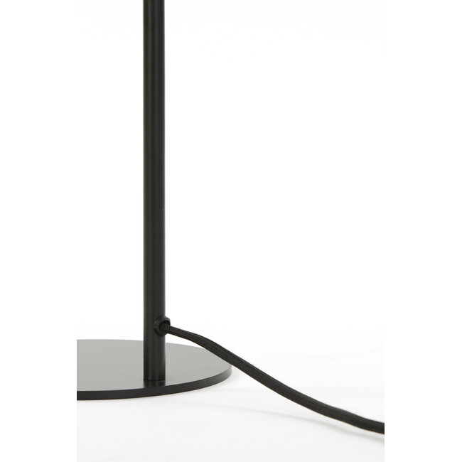 Light en Living Tafellamp Subar 28x20x60 cm smoke glas/zwart