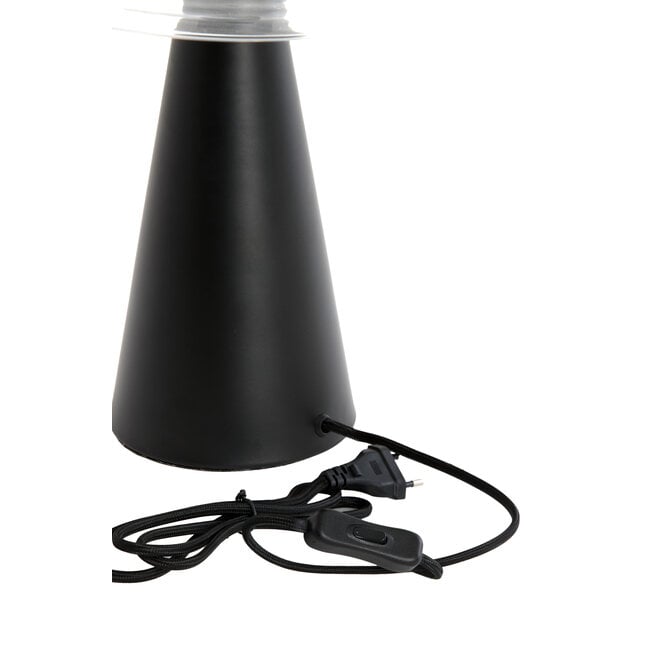 Light en Living Tafellamp Mueda - zwart - Ø30cm