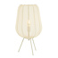 Light en Living Tafellamp PLUMERIA Zand Ø34x60 cm - Sfeervolle Verlichting
