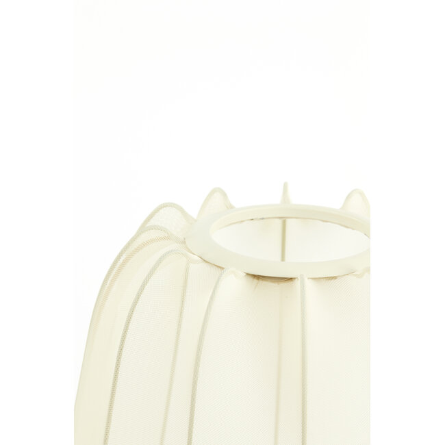 Light en Living Tafellamp PLUMERIA Zand Ø34x60 cm - Sfeervolle Verlichting