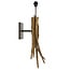 Light en Living Wandlamp Bluma | Bruin | H70 x B18 x D25 cm